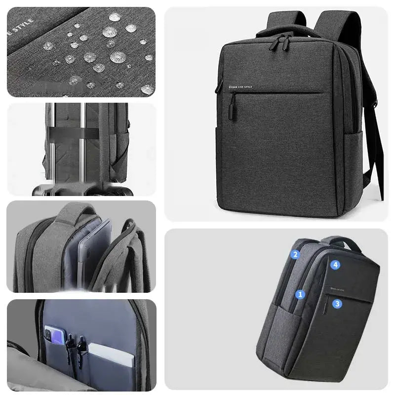 Laptop Backpack Waterproof Capacity