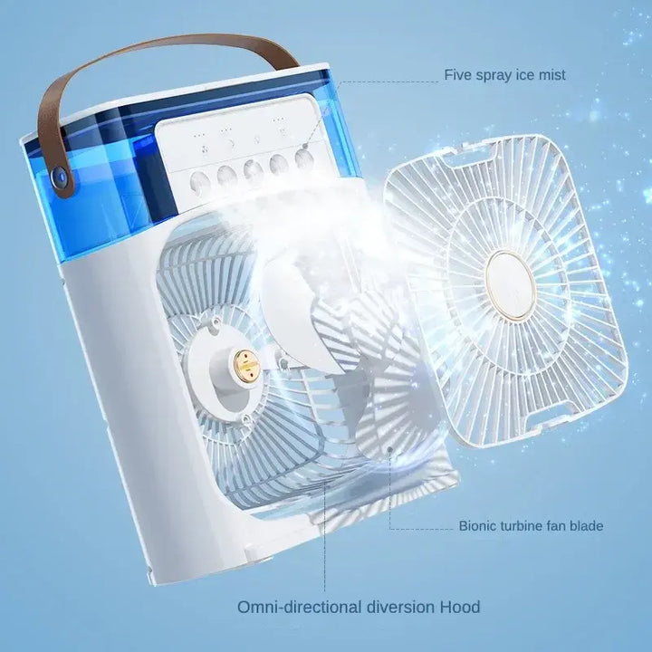 Portable 3-Speed Air Cooler & Humidifier For Office