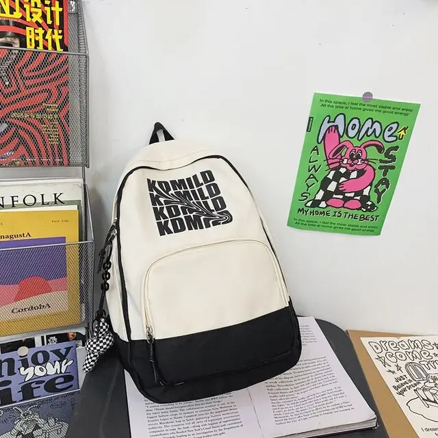 Fashion Letter Print Women's Backpack