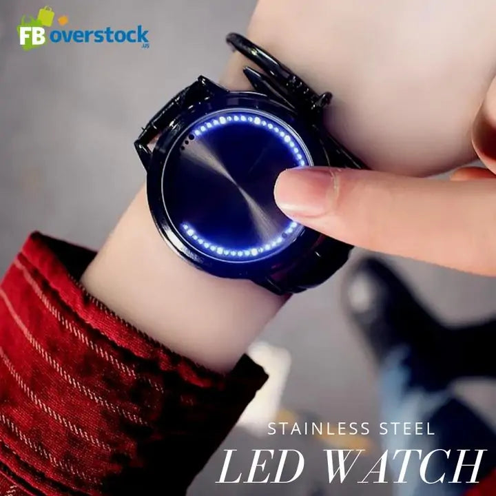 Stainless Steel Led Designer Watch