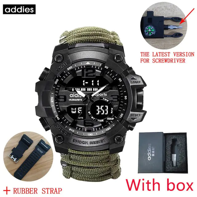 ADDIES Men Military Sports Digital Watches