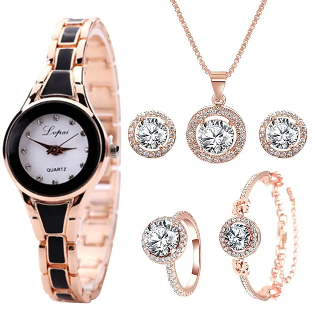 Rose Gold Quartz Wristwatches