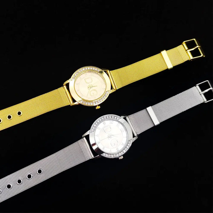 Casual Stainless Steel Ladies Watch