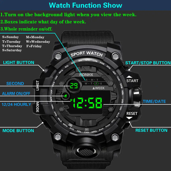 Multi-function Electronic Watch