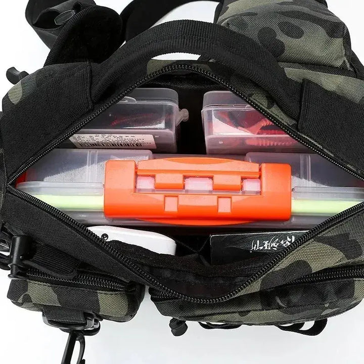 Fishing Tackle Backpack Lure Box Gear Storage Bag