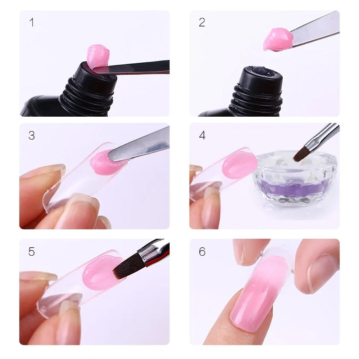 PolyGel Nail Kit-1pc gift ( Quick Building Nail Tips Clip)