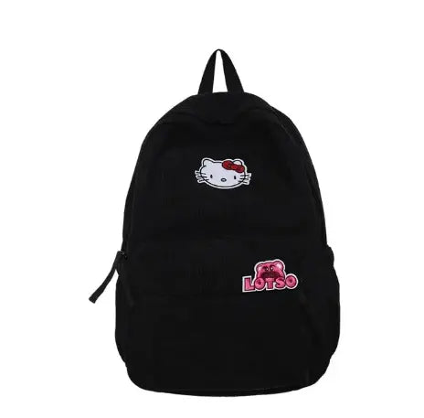 Sanrio Hello Kitty New Corduroy Vintage Backpack