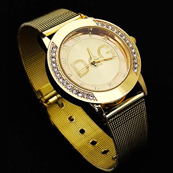 Casual Stainless Steel Ladies Watch